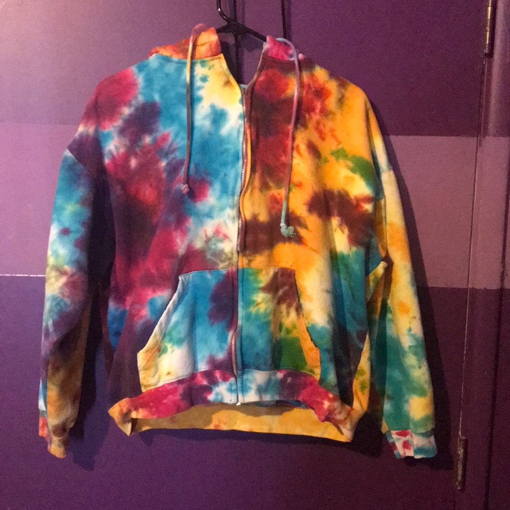 Tiedye jacket worn twice